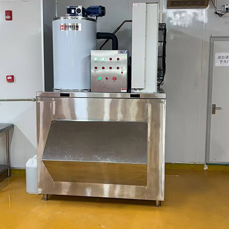 2吨片冰机不锈钢款交付武汉某食品厂